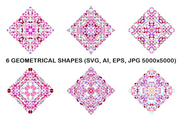 6 Floral Square Logo Templates for Brand Identity