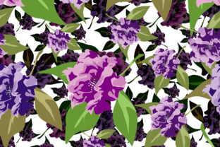 Abstract Flat Floral Pattern: Elevating Modern Design with Versatile Digital Assets