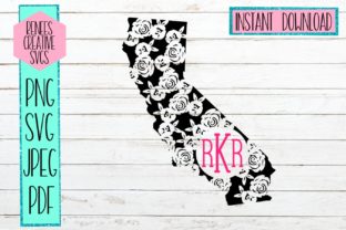 California Floral Monogram: Integrating Botanical Typography Across Digital and Print Media
