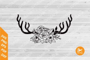 Deer Antlers Floral: Integrating Rustic Motifs into Modern Digital Design Workflows