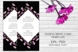Designing Cohesive Tablescapes with a Purple Floral Wedding Menu Card Template