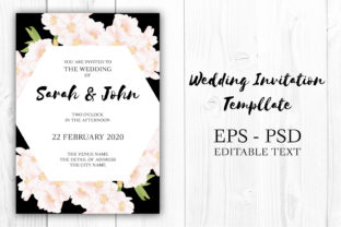 Designing with Delicacy: The Modern Cherry Blossom Floral Wedding Invitation Template