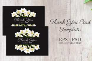 Elevating Post-Wedding Gratitude with a Jasmine Floral Thank You Card Template