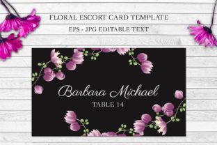 Evaluating the Floral Wedding Escort Cart Template for Modern Stationery Needs