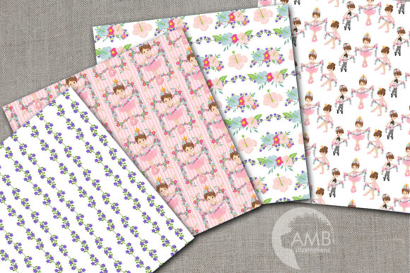 Floral Ballerina Digital Papers: Strategic Asset Selection for Creative Projects