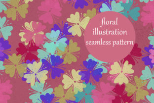 Hand Drawn Blossom Floral Pattern for Creative Projects