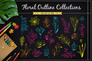 Hand Drawn Floral Vector Collection: Bringing Organic Charm to Digital and Print Projects