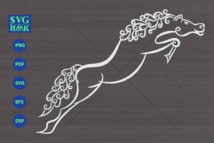 Jumping Horse with Floral Tail: A Unique Blend of Art and Versatility