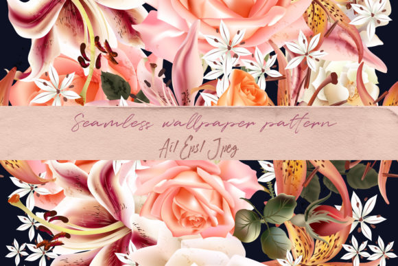 Timeless Floral Designs: Elevate Your Projects with Roses and Lily Vectors
