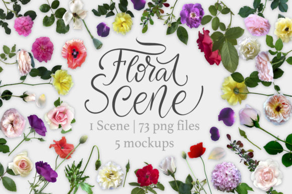 Unlock Your Creative Potential with Floral Scene Creator 5 Mock-Ups