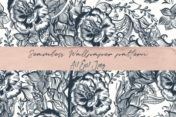 Vintage Floral Swirl Patterns: Timeless Design for Modern Creative Projects